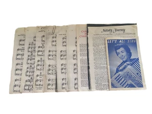 Sheet Music Carols Songbooks Christmas Vintage 1950’s 1960’s Make offers!!! - Picture 1 of 10