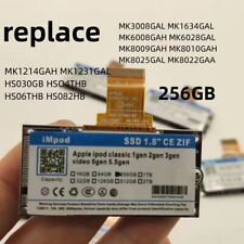 NEW 256GB ZIF CE SSD Upgrade MK1634GAL for iPod 5th 7th Gen Classic Logic Board