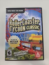 Roller Coaster Tycoon Classic WIN 7 MAC OS 10 CD-ROM Complete Tested w/key