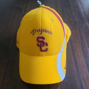 Nike drifit usc sc trojans gold wave legacy 91 flexfit lightweight cap hat nwot - Picture 1 of 4