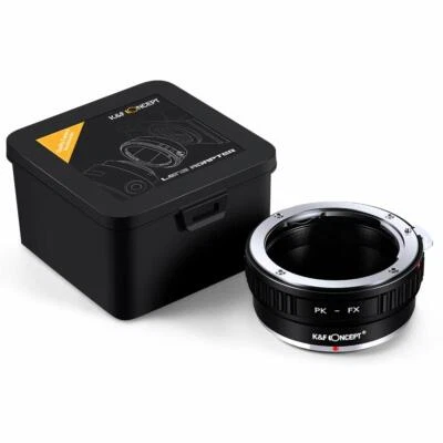 K&F Concept PK-FX Lens Adapter Ring for Pentax PK K Lens to Fujifilm X FX Camera - Image 1 of 4