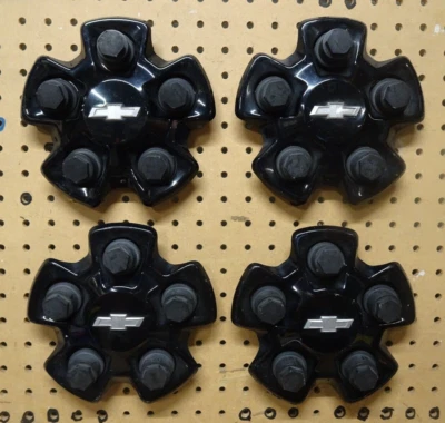 (4) 2010-2013 雪佛兰科迈罗 18 英寸钢圈中心盖 92200401 5440 — 第 1/4 张图片