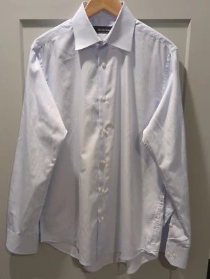 Saks Fifth Avenue Men's Patterned Dress Shirt Size 16L - Image 1 of 4