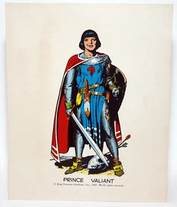 PRINCE VALIANT Print 1965 King Features Syndicate Inc Cartoon 8x10 Comic Vintage - Picture 1 of 2
