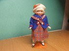 Antique Dolls Germany girls in clothes 1920-