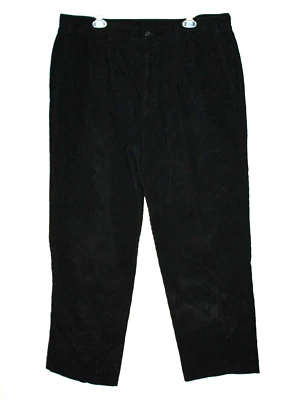 Pantalones de pana Claiborne para hombre talla 40X32 negros calce clásico Foto 1 de 2
