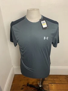 UNDER ARMOUR Mens Speed Stride Short Sleeve Tee T-shirt Size M Grey - Picture 1 of 7