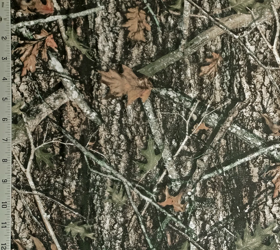 True Timber Cotton Quilt Fabric New Conceal Camo Hunting Leaves Forest 44"W - Image 1 of 1