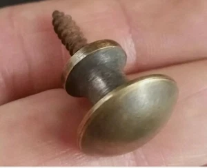 1 x Librería de abogado apilable de latón macizo, cofre de maquinista 5/8" perilla tirador #K2 - Imagen 1 de 9