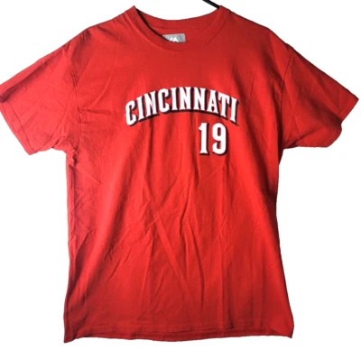 Joey Votto Cincinnati Reds 衬衫男式大号红色 #19 Majestic 短袖 T 恤 — 第 1/4 张图片