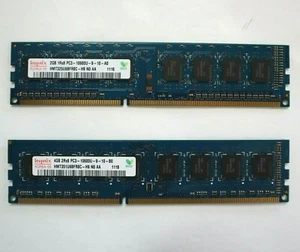Hynix 6GB Total PC3-10600U 4GB 2Rx8 & 2GB 1Rx8 Desktop Memory DDR3 SDRAM - Picture 1 of 7
