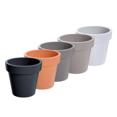 ERHARD-TRADING Blumentopf VALENCIA Pflanztopf Planter Kübel alle Größen und Farben