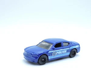 LOOSE MATCHBOX DODGE CHARGER POLICE CAR, BLUE 1:67 FROM 2011 MBX MULTI PACK - Picture 1 of 10
