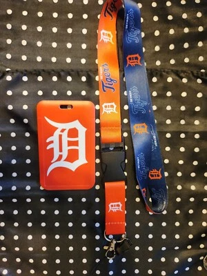 Detroit Tigers MLB Lanyard Keychain & ID Holder  - Image 1 of 2