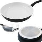 FORGED CERAMIC NON STICK S/ STEEL PLATE BASE FRYING FRY PAN TOUGH ALUMINIUM