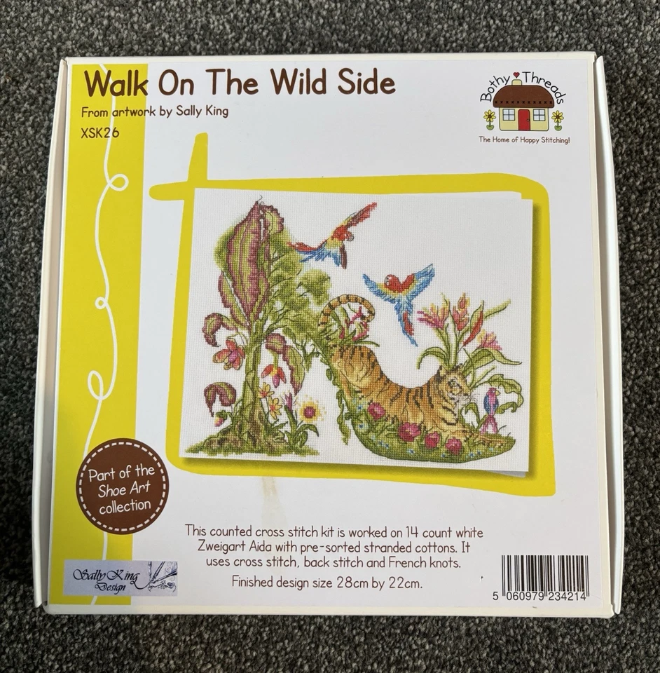 Bothy Threads Counted Cross Stitch Kit - Walk On The Wild Side XSK26 - Image 1 of 2