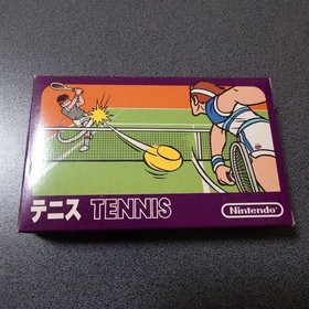 Tennis Famicom software, good condition