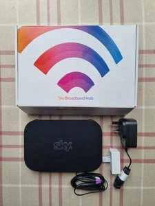 SKY ER115 WiFi SkyQ Router Wireless box Internet connection cable ADS Filter - Afbeelding 1 van 3