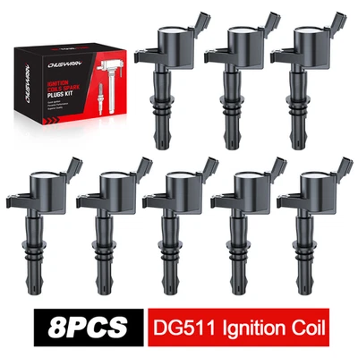 Paquete de 8 bobinas de encendido DG511 para Ford F350 Super Duty 2005-2006 2007 2008 5,4 L V8 Foto 1 de 4