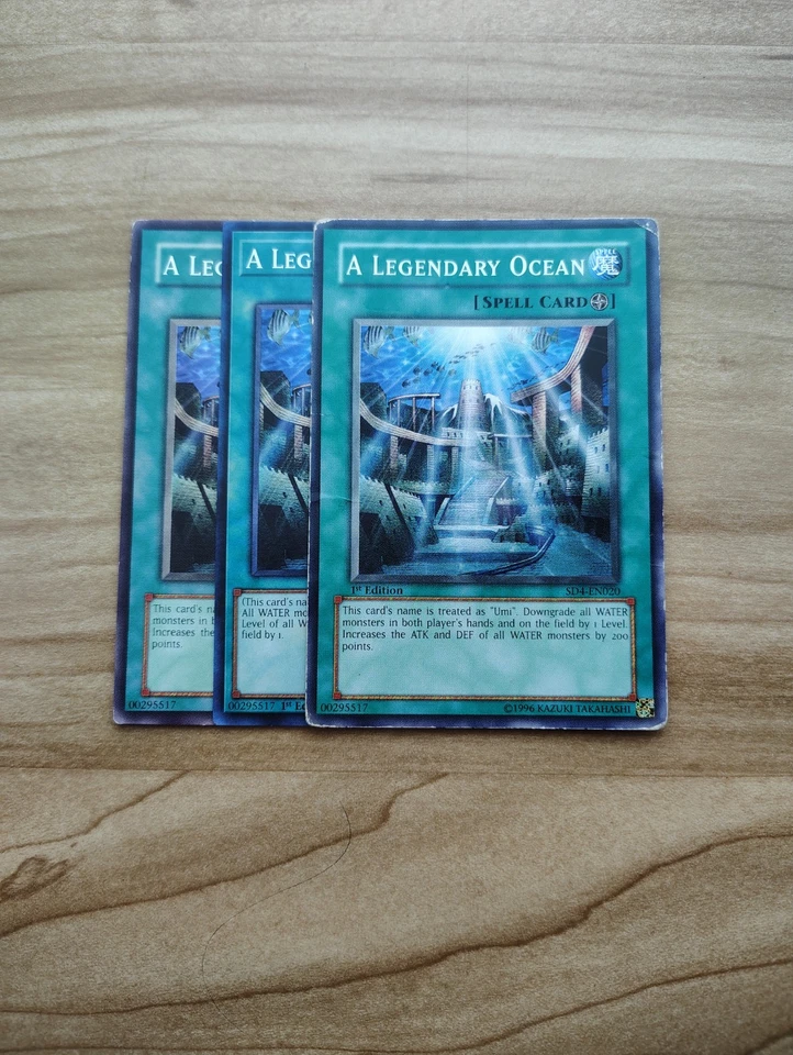 Yu-Gi-Oh! - A Legendary Ocean 3X - Full Playset - Image 1 of 1
