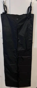 Steamer Pad Garment Bag W/Zipper 24" x  60" Adjustable Straps Black/Silver Hooks - Picture 1 of 4