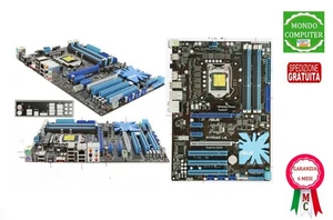 SCHEDA MADRE SOCKET 1156 MODELLO ASUS P7P55D-LE + CPU CORE i5 / CORE i7 - Afbeelding 1 van 1