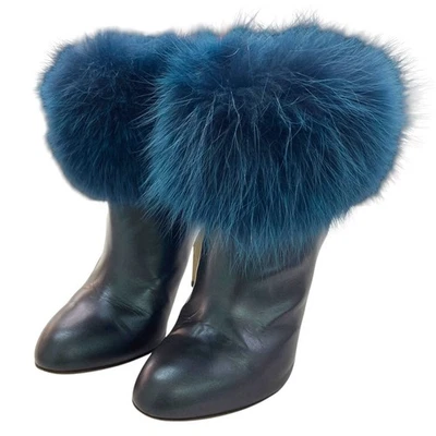 Botas Sergio Rossi para mujer talla 37 cuero negro Foto 1 de 4