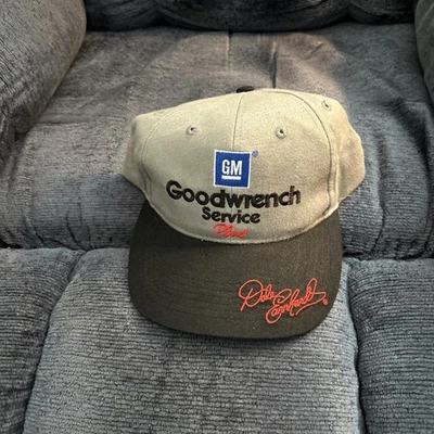 Vintage Dale Earnhardt Strapback #3 GM Goodwrench Service Plus Hat Cap Gray - Image 1 of 4