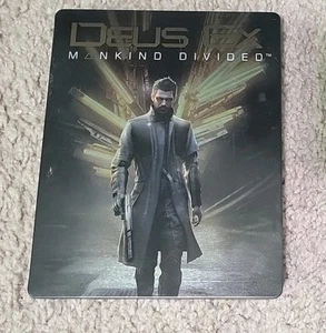 Deus Ex: Mankind Divided Steelbook Case Only *No Game* - Imagen 1 de 4
