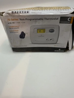 Termostato Emerson 1F78-144 Serie 70 1H/1C Milivoltios No Programable NUEVO Foto 1 de 4