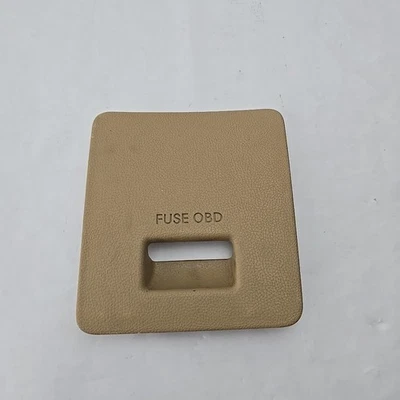 2011-2016 Hyundai Elantra Dash Left OBD Fuse Box Cover Panel Trim Beige - Image 1 of 4