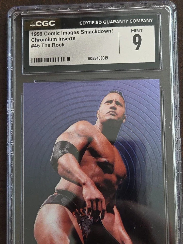 1999 WWF WWE SmackDown! The Rock #45 Comic Images CGC  Chromium Gem NXT  - Image 1 of 4