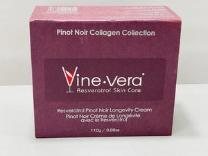 Vine Vera Resveratrol Pinot Noir Collagen Collection Longevity Cream 3.88oz NEW - Picture 1 of 8