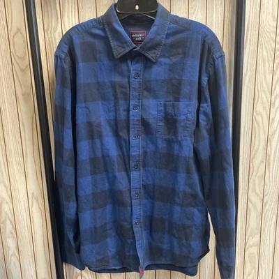 UNTUCKit, Men’s Blue & Black Flannel Shirt, Sz XL. - Image 1 of 4