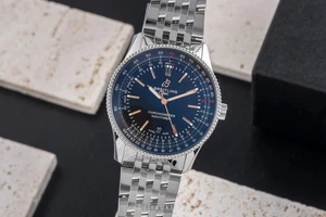 Breitling Navitimer 41 Edelstahl Automatik Herrenuhr Ref. A17326241B1A1 B&P	  - Bild 1 von 13