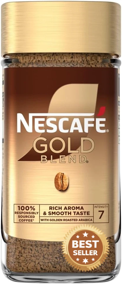 NESCAFÉ Gold Blend Instant Coffee 190g Pack Rich Smooth Premium Taste