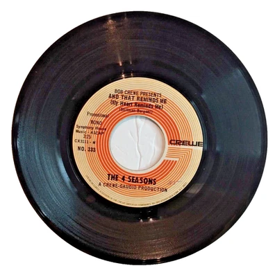The 4 Seasons – And That Reminds Me (My Heart Reminds Me) PROMO Mono/Stereo - 45 - Image 1 of 2