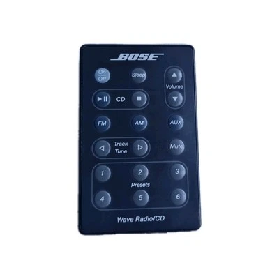 Original Bose Wave Radio/CD Fernbedienung Getestet Remote Control Schwarz  - Bild 1 von 4