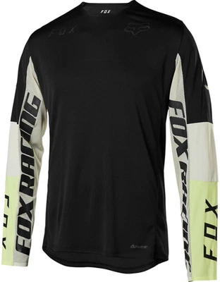 Fox Racing Flexair Delta Long-Sleeve Honr Jersey - Black, Size Options Available - Image 1 of 4