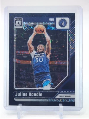 JULIUS RANDLE 2024-25 DONRUSS ÓPTICA NEGRO VELOCIDAD LOBOS DE MADERA /39 Q4339 Foto 1 de 2