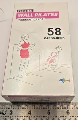 Tarjetas de entrenamiento de barra de pilates - 58 tarjetas de ejercicio nuevas selladas Foto 1 de 4