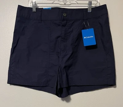 NWT Columbia Women’s Shorts Size 16 Holly Hideaway Washed Out 3" Inseam Blue - Image 1 of 4
