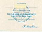 KIT PHOTO CLUB FAN SIX MILLION DE DOLLARS HOMME BIONIC 1978