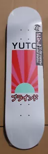 2018 BLIND YUTO HORIGOME "RISING SUN" SKATEBOARD DECK RARE JAPAN OLYMPIC GOLD - Picture 1 of 6