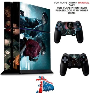 RESIDENT EVIL 2 PS4 PROTECTIVE SKIN DECAL VINYL STICKER WRAP - Picture 1 of 8