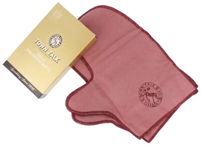 Gold Polierfäustlinge - POLIERHANDSCHUHE - TOWN TALK - strahlender Glanz ! - Bild 1 von 2