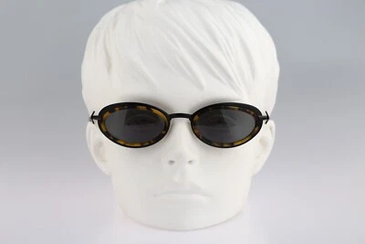Robert Rudger 0044 148 08 Vintage 90s black & tortoise oval sunglasses women NOS - Image 1 of 4