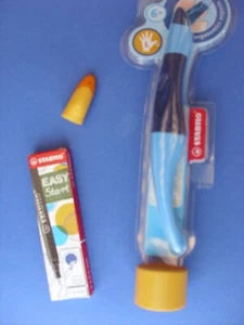 Stabilo easy Tintenschreiber in schwarz mit blau rür Linkshänder. - Bild 1 von 1