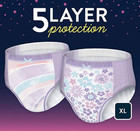 All NEW 2021 Goodnites XL Diapers. 95 -140+ Ibs - GIRLS - Pack of 21 - Free Ship