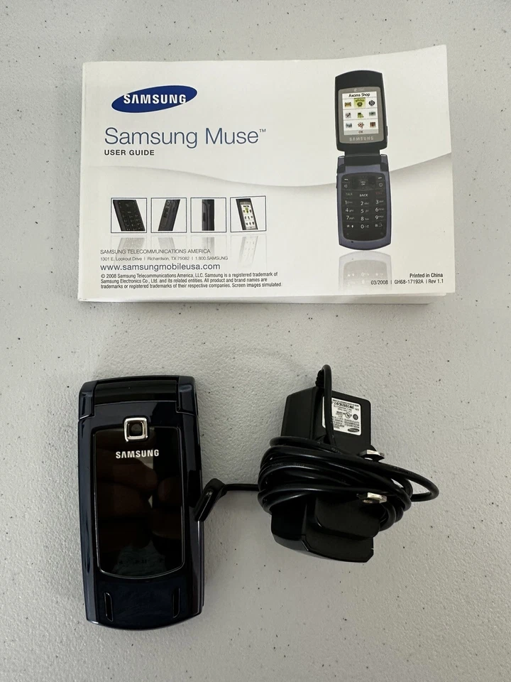 Teléfono Samsung Muse, cargador y folleto Para piezas solo sin batería Foto 1 de 4